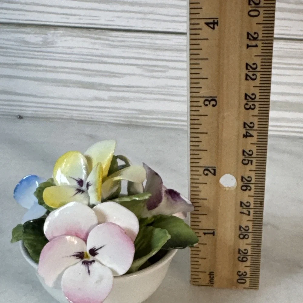 Vintage Coalport Bone China Flower Bouquet Vase Bowl Made In England 2.5